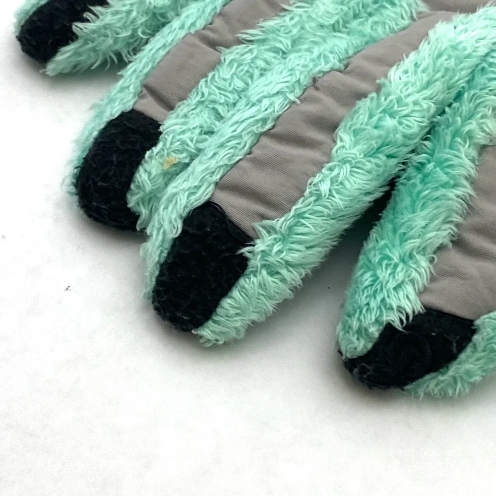 The North Face Mint Green Osito U/R Powered e-Tip Gloves (Gloves Only)
